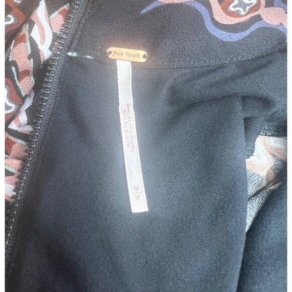 Free People Stella Mini Dress Boho Chic Long Sleeve Geometric Print Medium - Picture 11 of 14